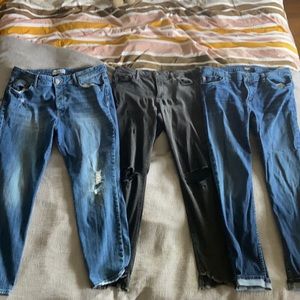 Womens jeans bundle: DL1961 , Joe’s, Hudson in size 31-32.